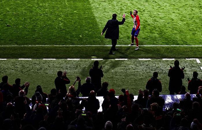 Diego Simeone y Antoine Griezmann. (AFP). Foto: AFP