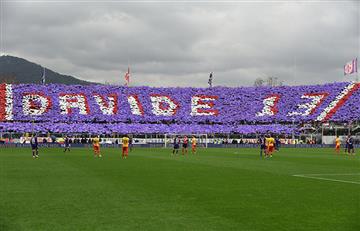 Emotivo primer partido de la Fiorentina sin Davide Astori