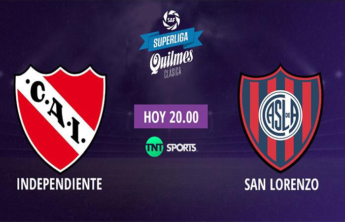 Independiente vs San Lorenzo. Foto: Twitter