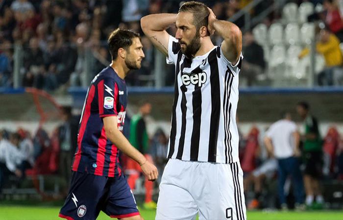 Juventus igualó 1-1 ante el Crotone. Foto: Twitter