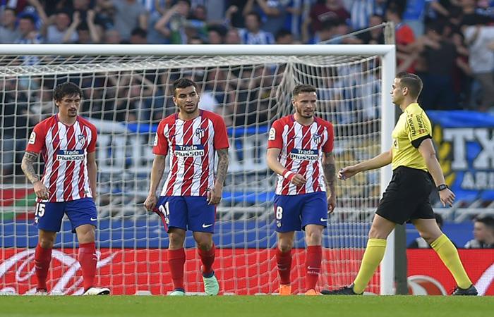 Atlético de Madrid fue goleado y se despide del milagro de LaLiga. (AFP). Foto: AFP