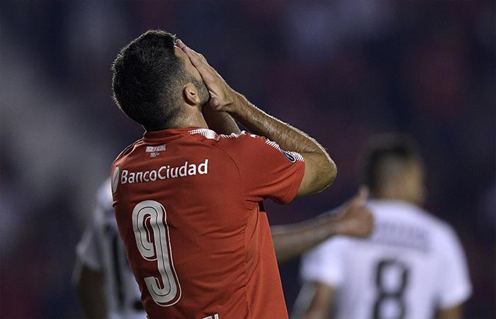 Independiente cayó por 1-0 ante Corinthians. Foto: AFP