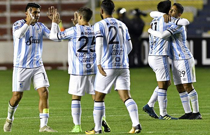 Atlético Tucumán goleó por 3-0 a The Strongest. Foto: AFP