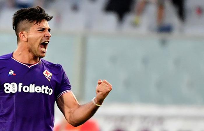 Giovanni Simeone anotó tres goles para la Fiorentina. (AFP). Foto: AFP