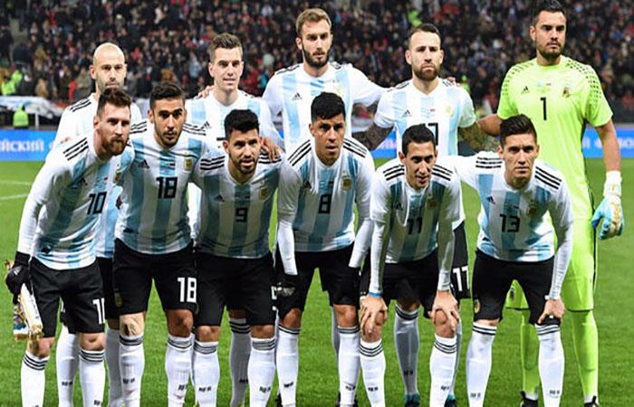 Selección Argentina. Foto: AFP