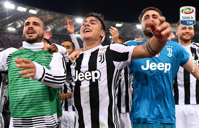 Juventus ganó su séptimo título en Serie A. Foto: Twitter