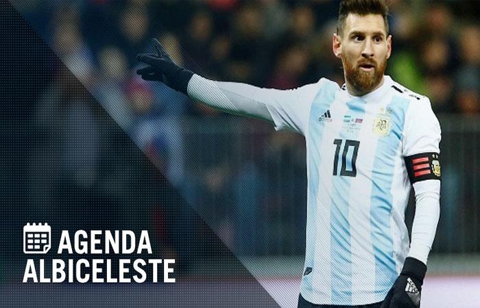 La agenda de la Selección Argentina. Foto: Twitter