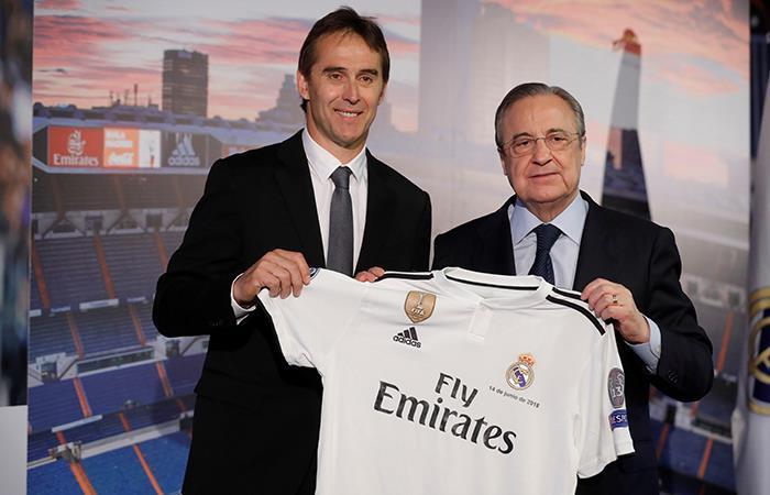 Julen Lopetegui es el nuevo DT del Real Madrid. Foto: Twitter