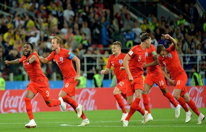 Inglaterra enfrentará a Suecia en cuartos de final del Mundial. Foto: EFE