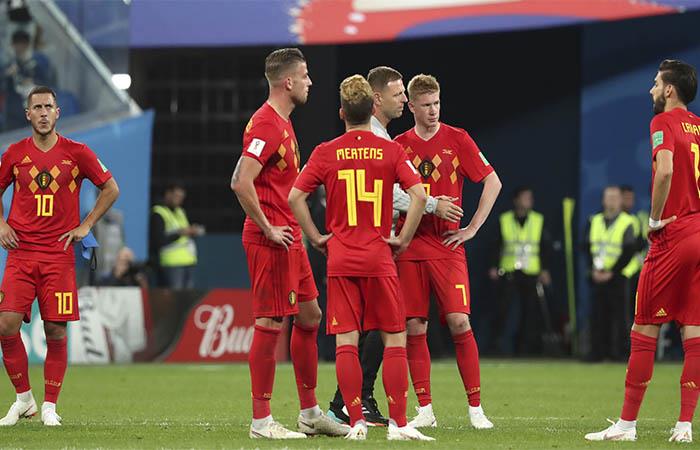 Selección de Bélgica. Foto: EFE