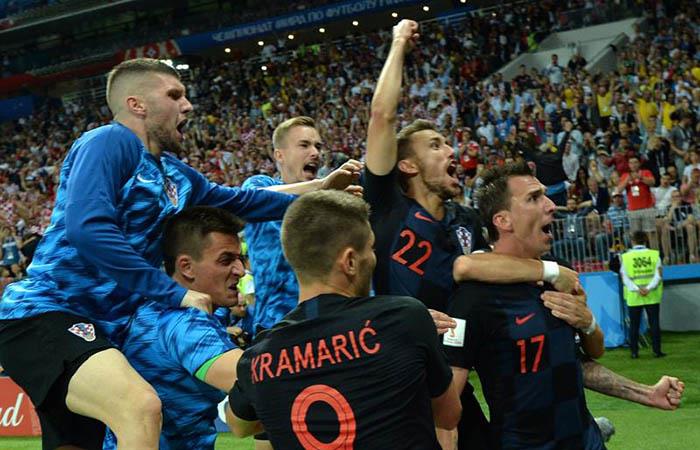 Croacia está en la final de la Copa del Mundo. Foto: EFE