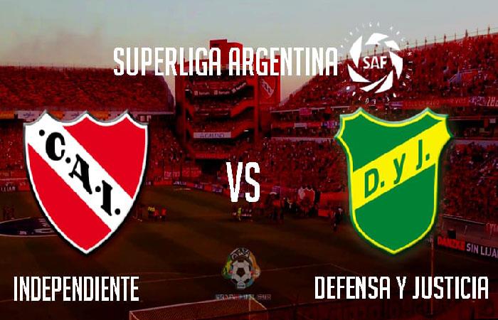 Independiente vs Defensa y Justicia. Foto: Twitter