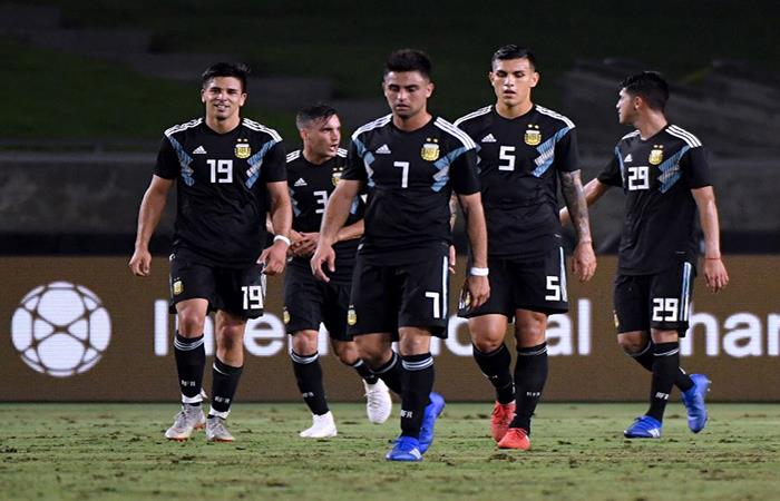 La Selección Argentina del futuro. Foto: AFP
