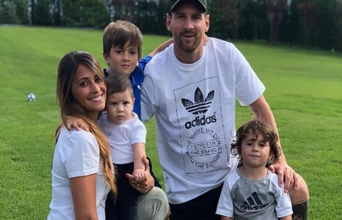 Lionel Messi y su familia. Foto: Instagram