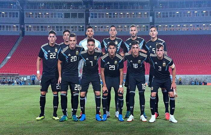 La nueva Selección Argentina. Foto: EFE