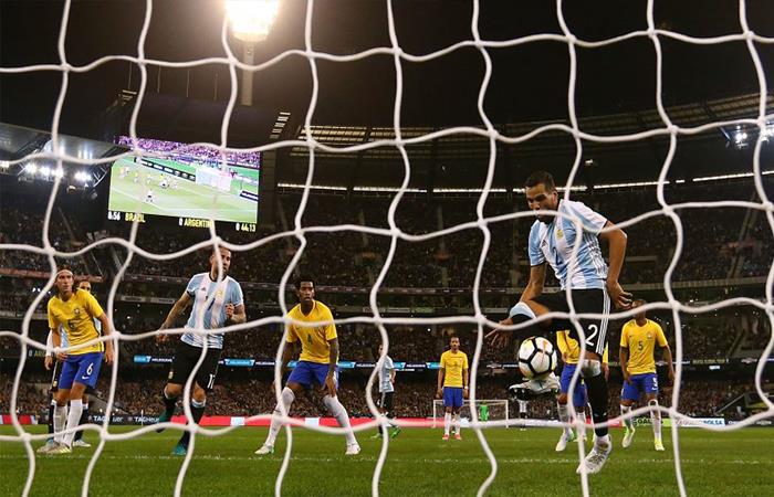 Argentina vs Brasil. Foto: Twitter