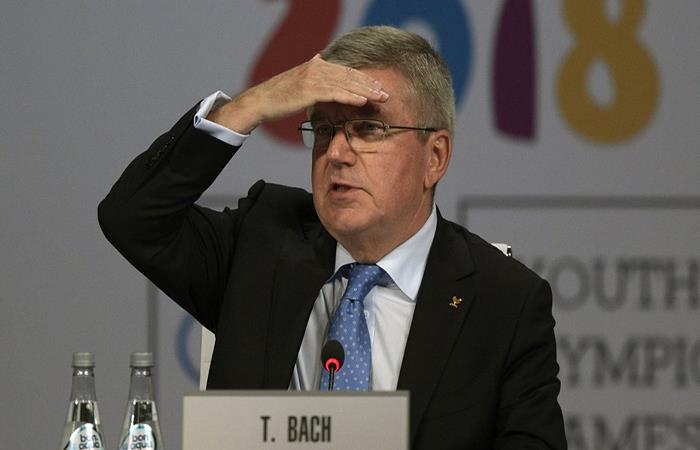 El presidente del COI, el alemán Thomas Bach. Foto: AFP