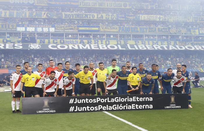 River y Boca disputarán este Domingo 9 la final de la Copa Libertadores 2018 en el estadio Santiago Bernabéu. Foto: AFP