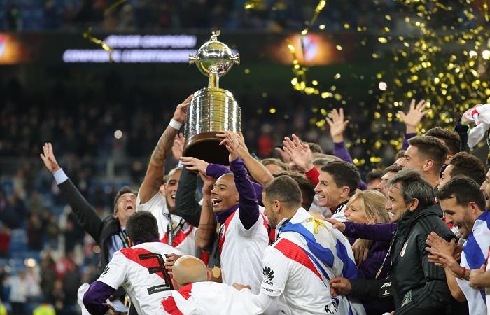 River Plate se coronó campeón en Madrid. Foto: EFE