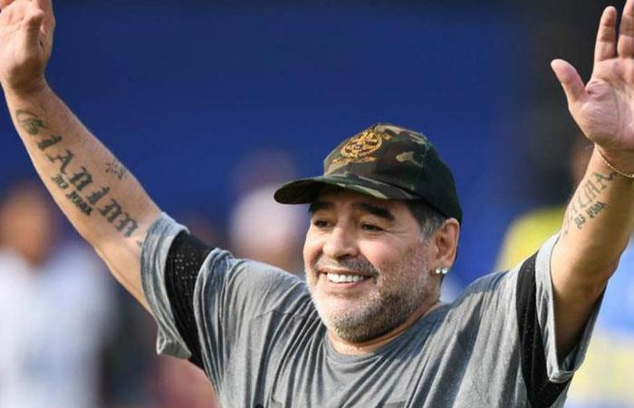 Maradona, DT en México. Foto: AFP