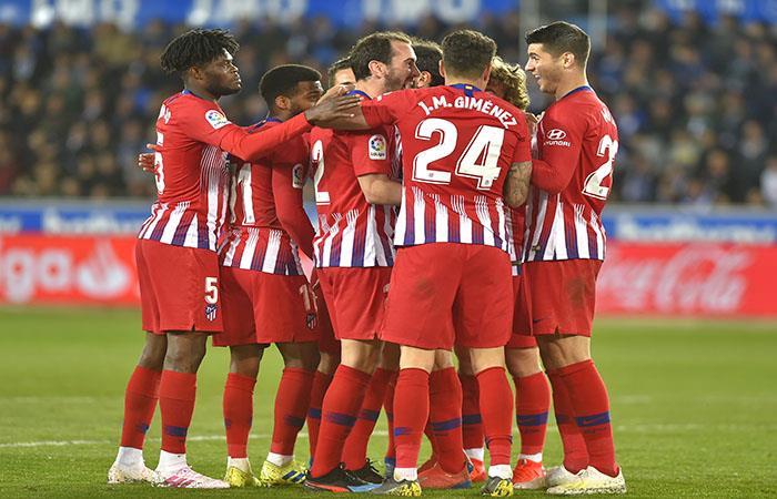Atlético de Madrid volvió a la victoria. Foto: AFP