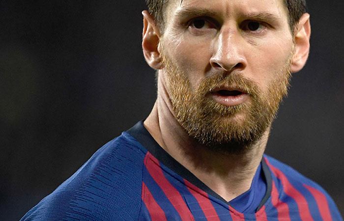 Messi marcó un doblete y llegó a los 110 goles en Champions. Foto: AFP