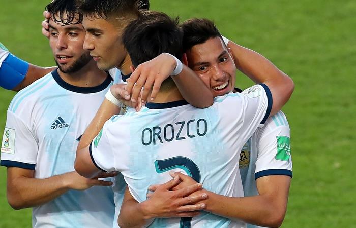 Argentina enfrenta a Paraguay en el Mundial Sub 17. Foto: Twitter