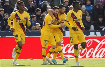 Barcelona le ganó de milagro a Leganés con una asistencia de Messi