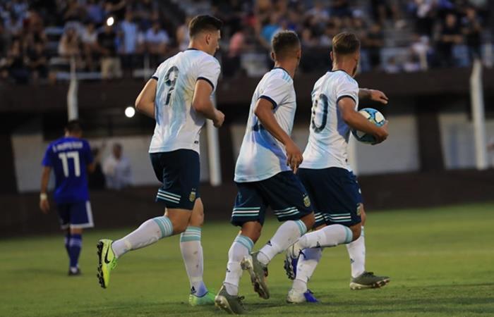 Argentina igualó 1 a 1 ante Paraguay en Platense. Foto: Twitter