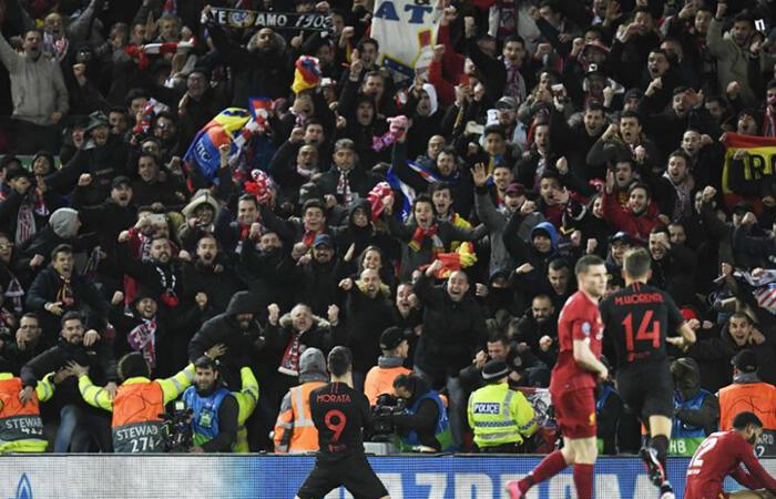 Liverpool vs Atleti. Foto: EFE