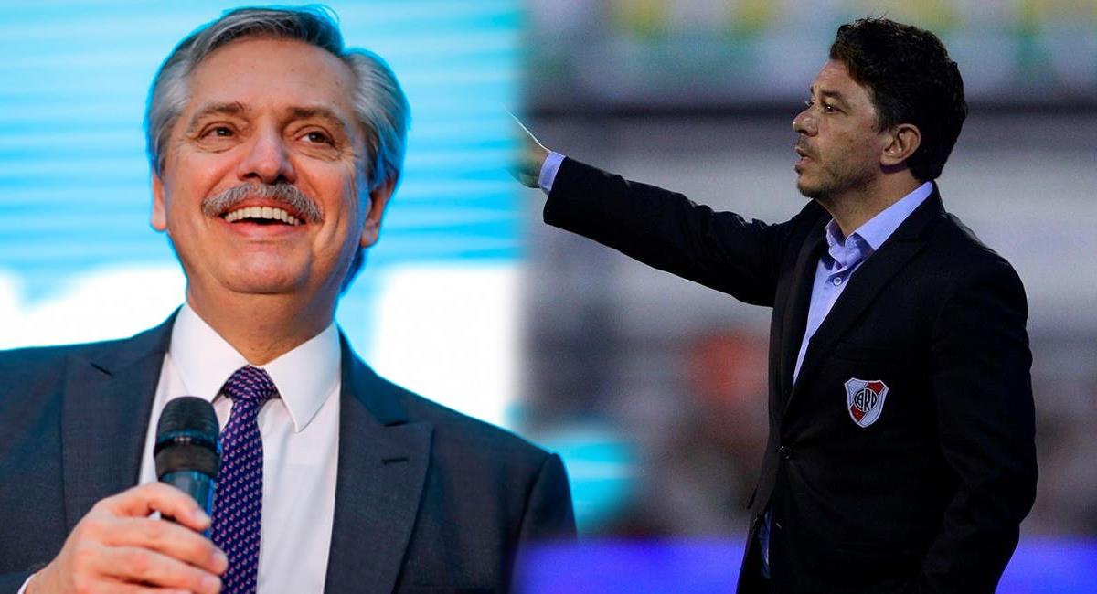 Presidente de Argentina pidió hablar con Gallardo para evaluar retorno del fútbol. Foto: EFE
