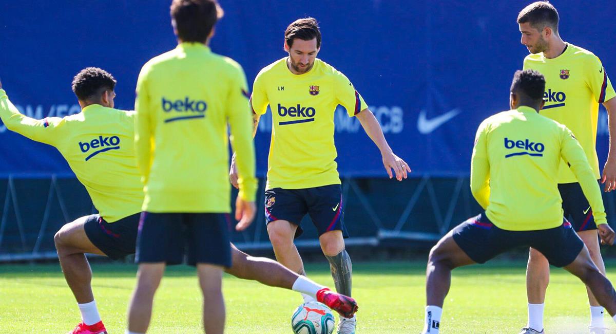 Lionel Messi cumple cada una de las sesiones de entrenamiento con Barcelona. Foto: Club FC Barcelona