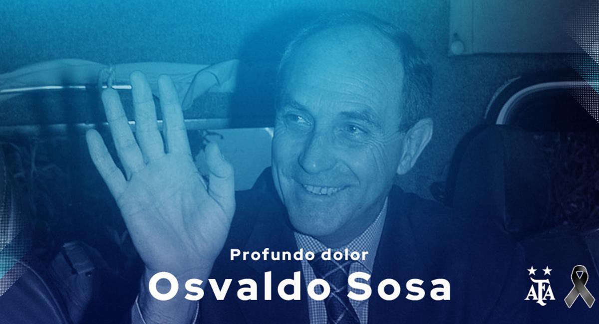 Oswaldo "Chiche" Sosa es recordado por su paso en Argentinos Jrs. Foto: Twitter @afa