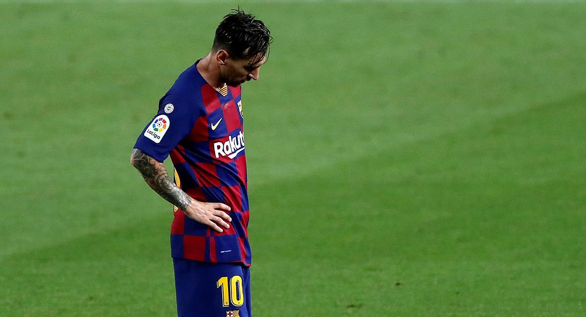 Lionel Messi y sus declaraciones tras perder LaLiga. Foto: EFE
