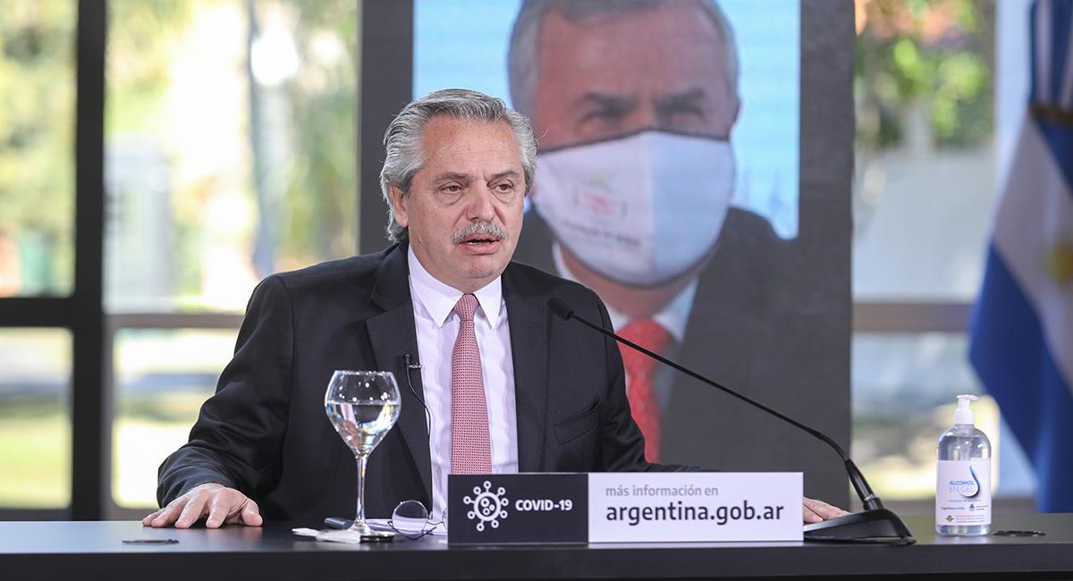 Alberto Fernández amplió cuarentena para Buenos Aires. Foto: EFE