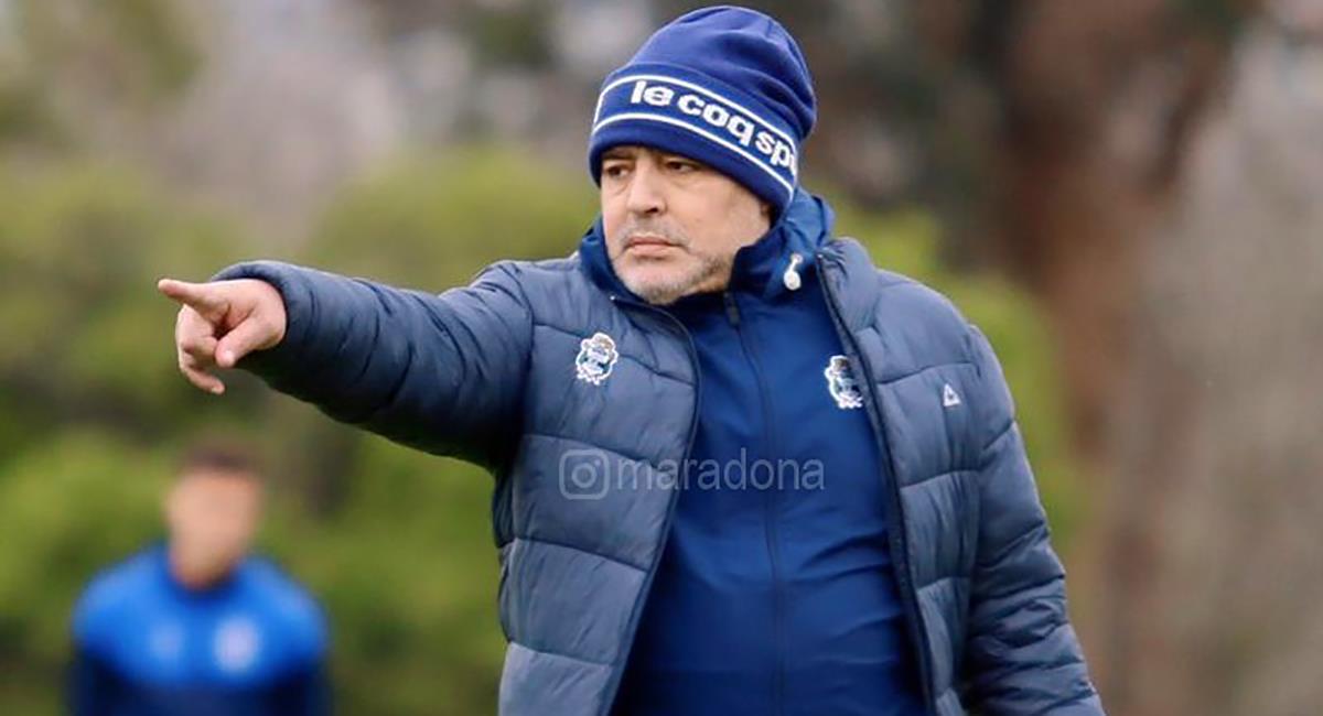 Diego Maradona no estuvo presente en el primer testeo. Foto: Instagram @maradona