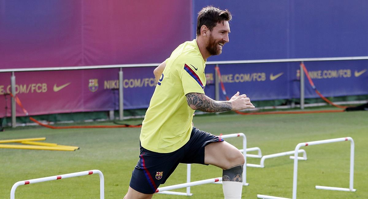 Podés conocer a Messi si jugás en el móvil. Foto: EFE