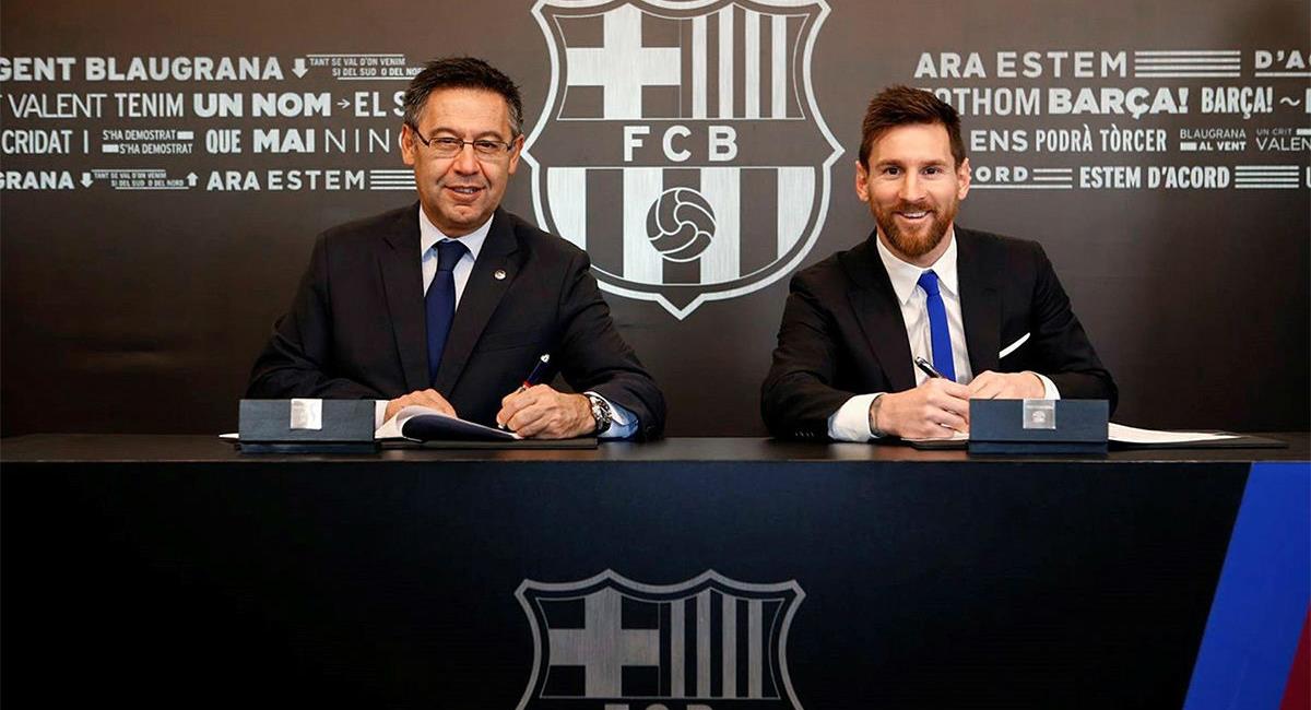 Lionel Messi busca su salida del Barcelona para la próxima temporada. Foto: Twitter Difusión