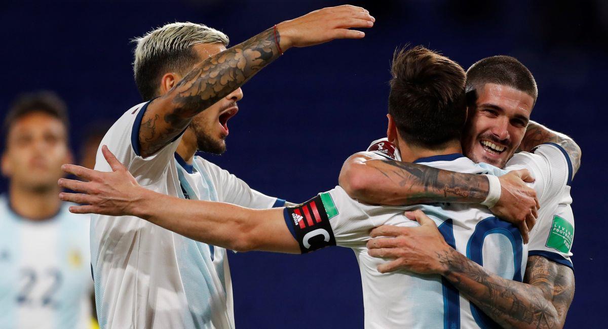 Con gol de Messi, Argentina venció a Ecuador en Eliminatorias. Foto: EFE