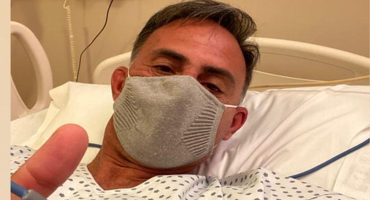 Diego Latorre se viene recuperando del coronavirus. Foto: Instagram Diego LaTorre
