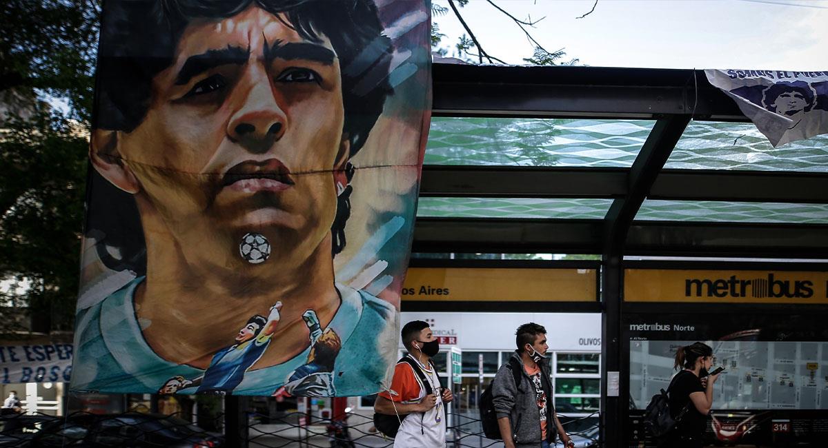 Así evolucionó Maradona tras ser operado en la cabeza. Foto: EFE