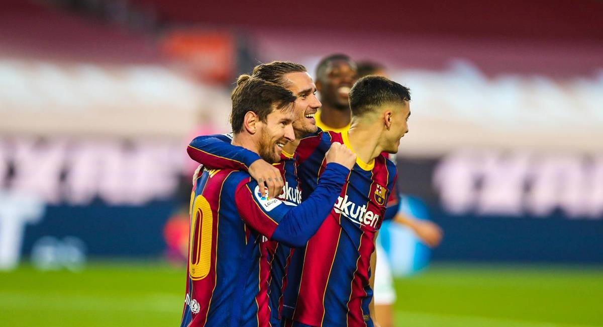 Con doblete de Lionel Messi, Barcelona goleó 5-2 al Betis por la