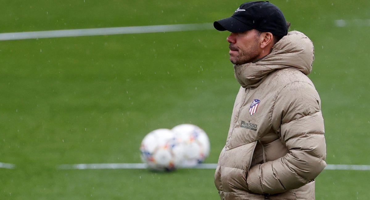 Diego Simeone optimista de ganarle al Bayern Munich. Foto: EFE