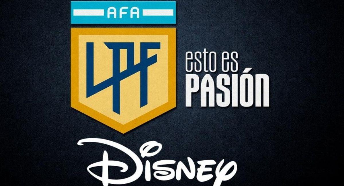 Disney y AFA llegaron a un acuerdo por el fútbol argentino. Foto: Twitter