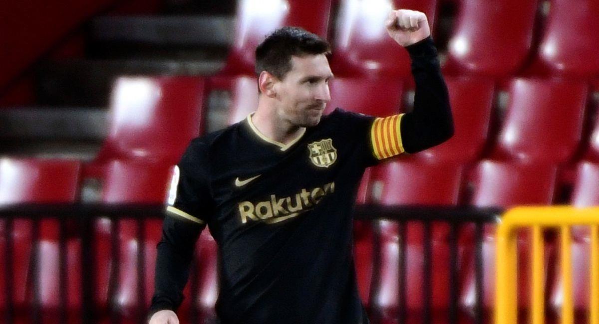Lionel Messi volvió a brillar con la camiseta del Barcelona. Foto: EFE