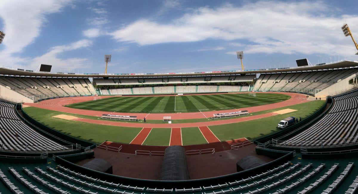El estadio Mario Alberto Kempes listo para la final de la Copa Sudamericana. Foto: Conmebol