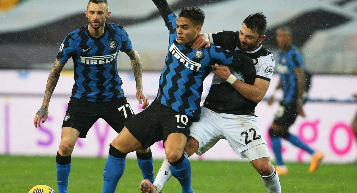 Lautaro Martínez tiene todo para quedarse en el Inter de Milán. Foto: EFE