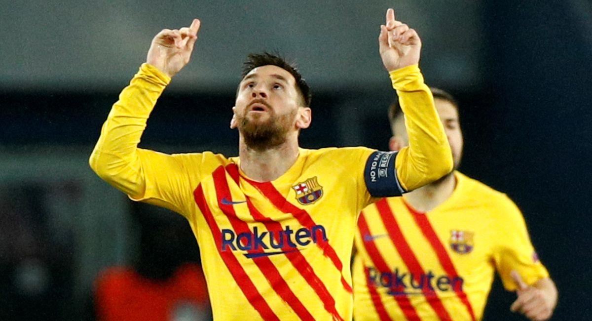 Lionel Messi marcó golazo para el Barcelona. Foto: EFE