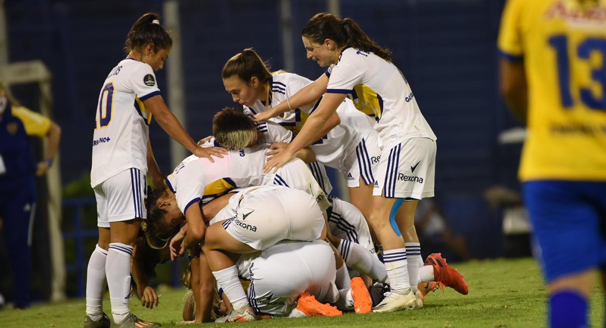 Triunfo de Boca en Libertadores Femenina. Foto: Twitter Boca Juniors
