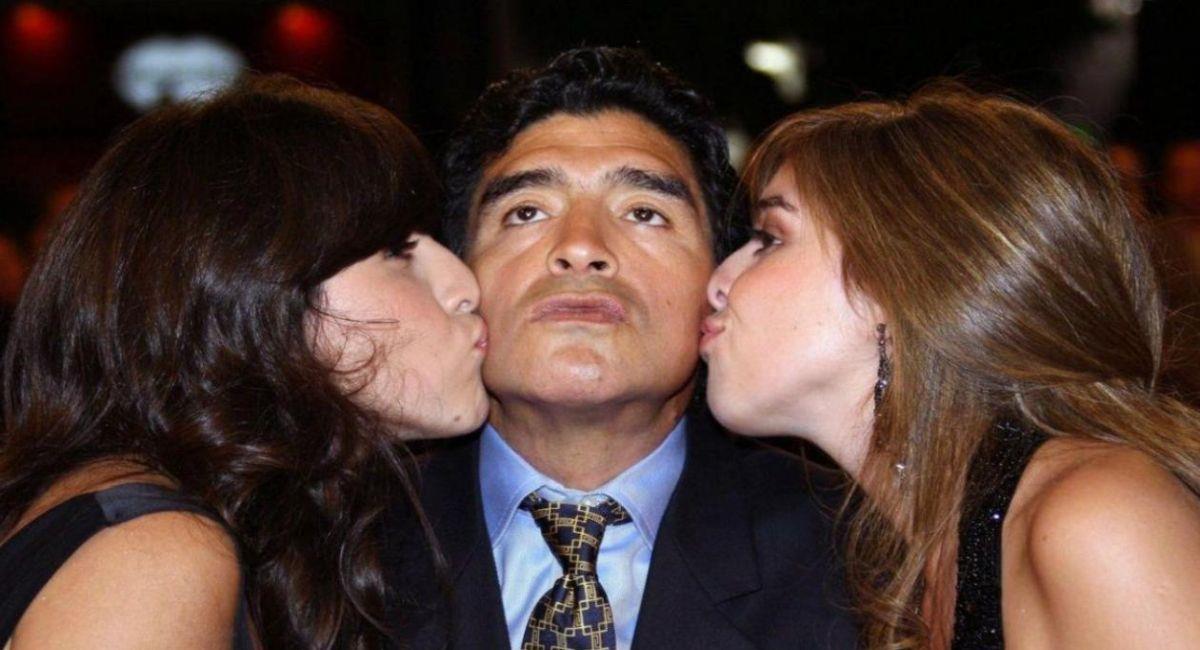 Las hijas de Diego Maradona en el ojo de la tormenta. Foto: Twitter